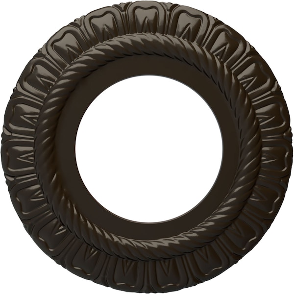 Ekena Millwork Claremont Ceiling Medallion (Fits Canopies up to 5 5/8"), 9"OD x 4 1/2"ID x 1/2"P, Stone Hearth CM09CLSHF - main